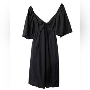 Abercrombie & Fitch Black Midi Dress